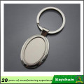 Metal Round Shape Blank Keyring